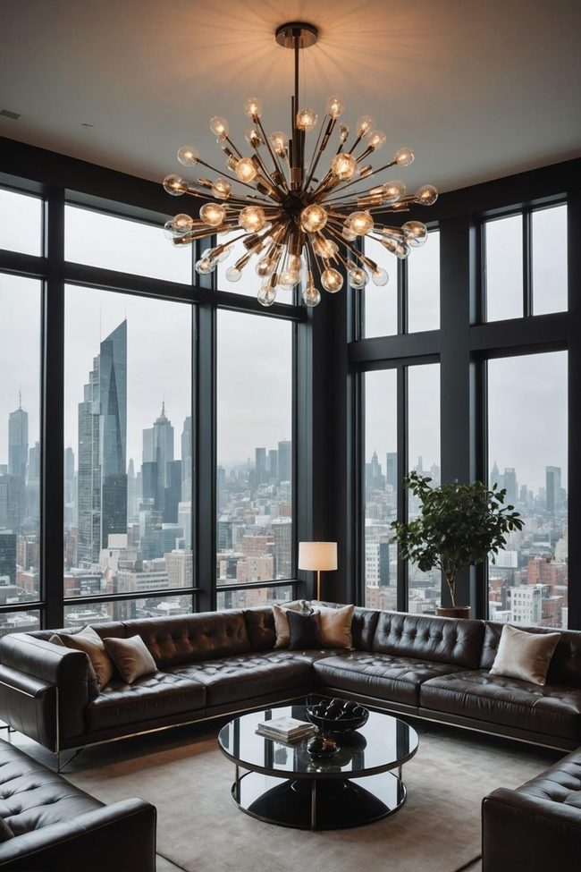 Oversized Chandelier Instant Sophistication