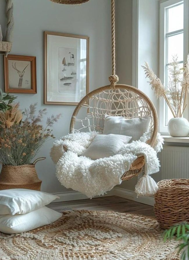 Curved Seating Minimalist Living