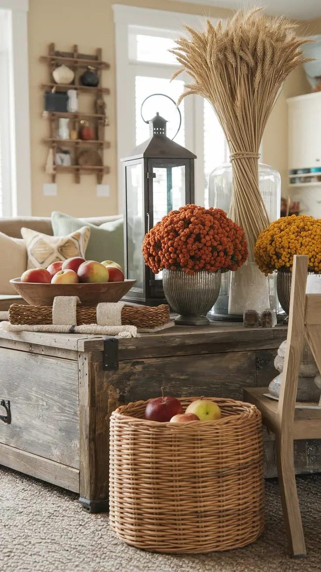 Mustard Tones With Harvest Abundance