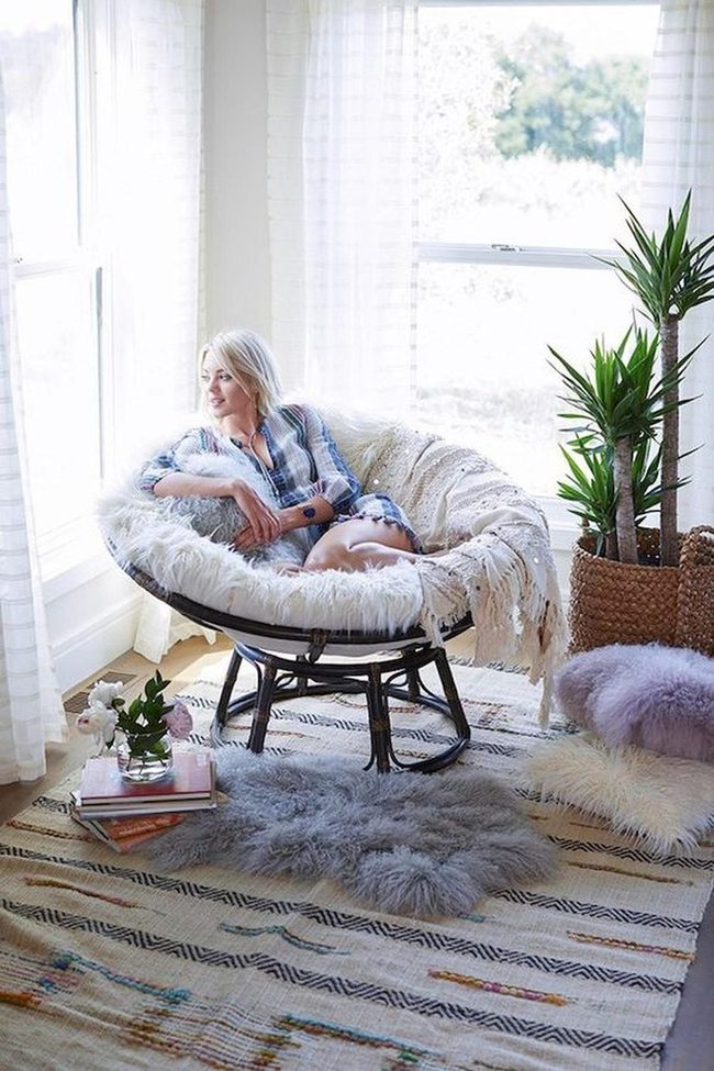 Sunlit Room With Green Plants