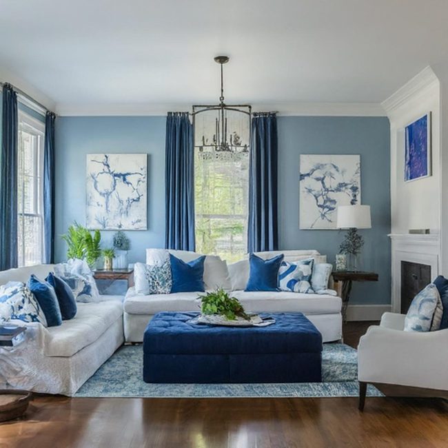 Blue And White Pillow Refresh