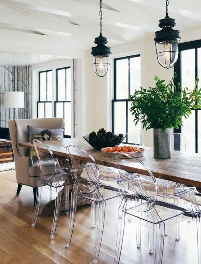 Sunlit Wood And Industrial Glass