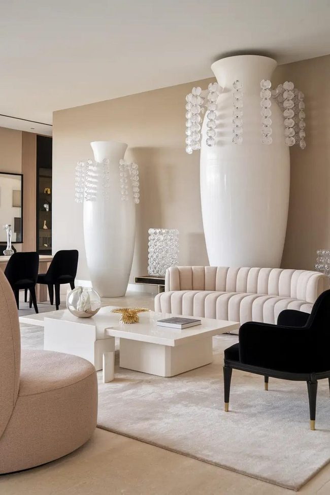 Sparkling Crystal Accents For Opulence