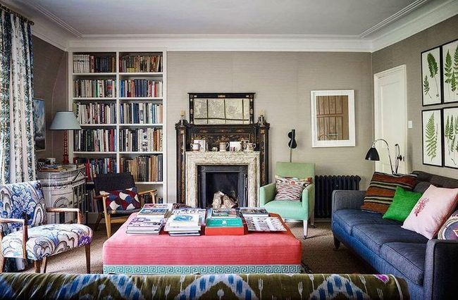 Crown Molding Meets Global Modern