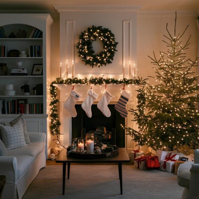 Soft White Lights Overhead