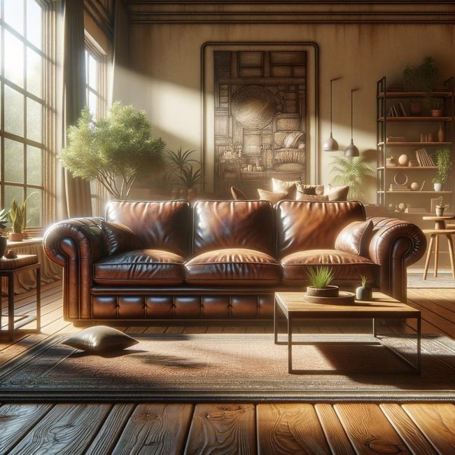 Durable Brown Leather Investment