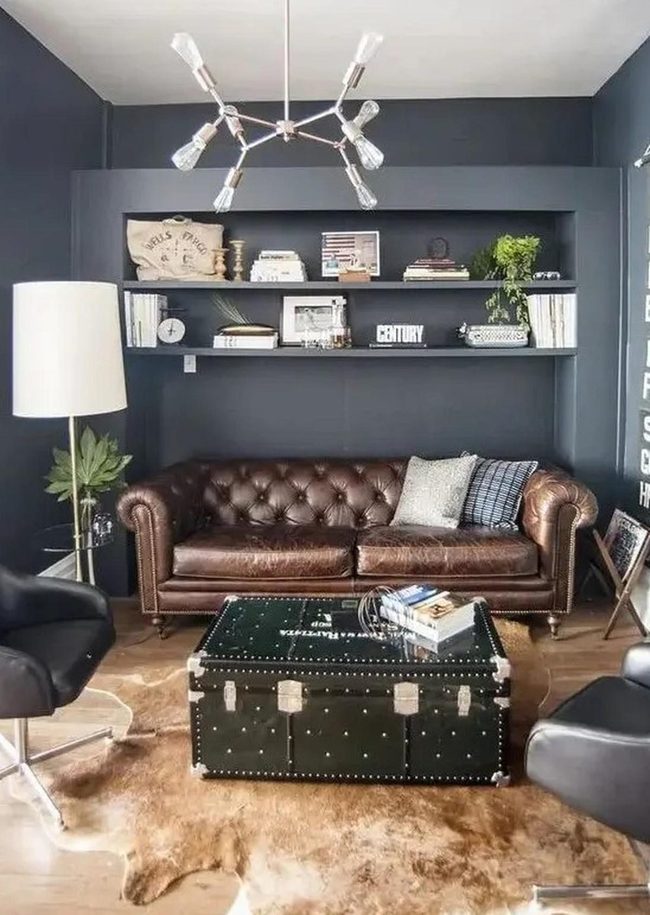 Deep Walls, Brown Leather, Industrial Soul