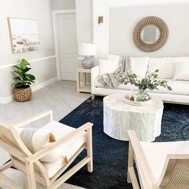 Natural Wood Trunk Statement Table