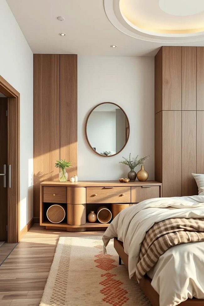 Curved Sleep Space Storage Solutions