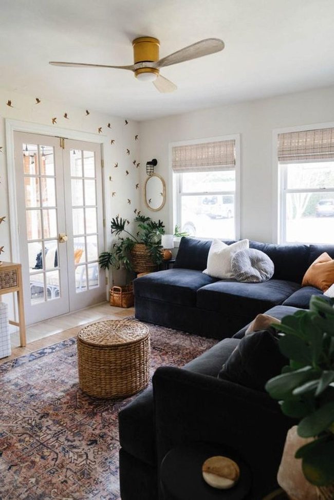 Dark Sofa, Bright Modern Living