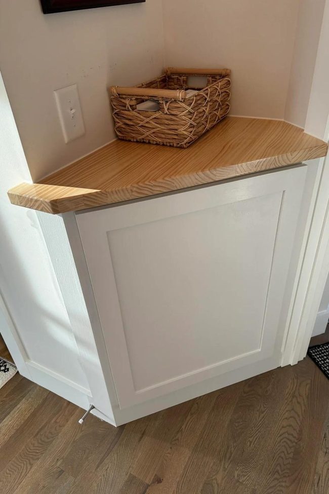 Teal And Orange Corner Cabinet Systems