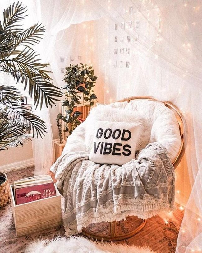 Fairy Lights And Reading Nook