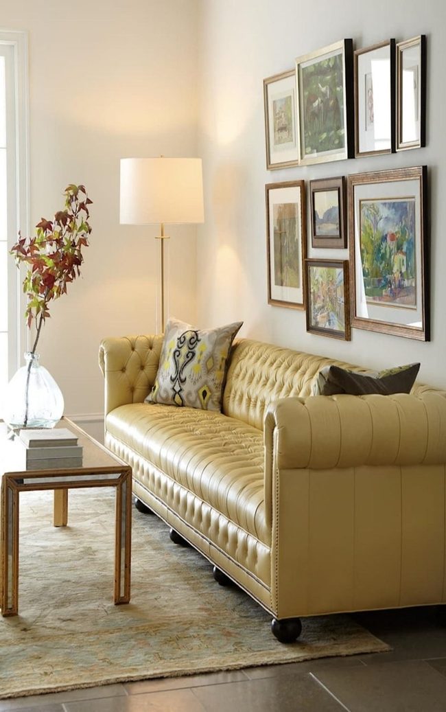 Deep Leather Sofa Statement