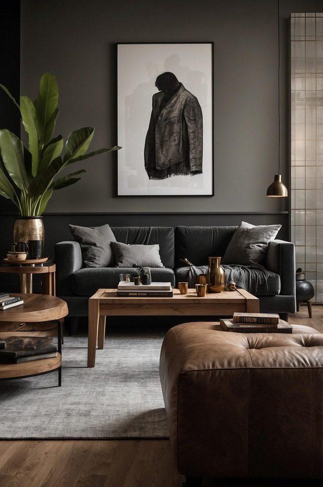 Statement Art Anchors Personal Interior Design
