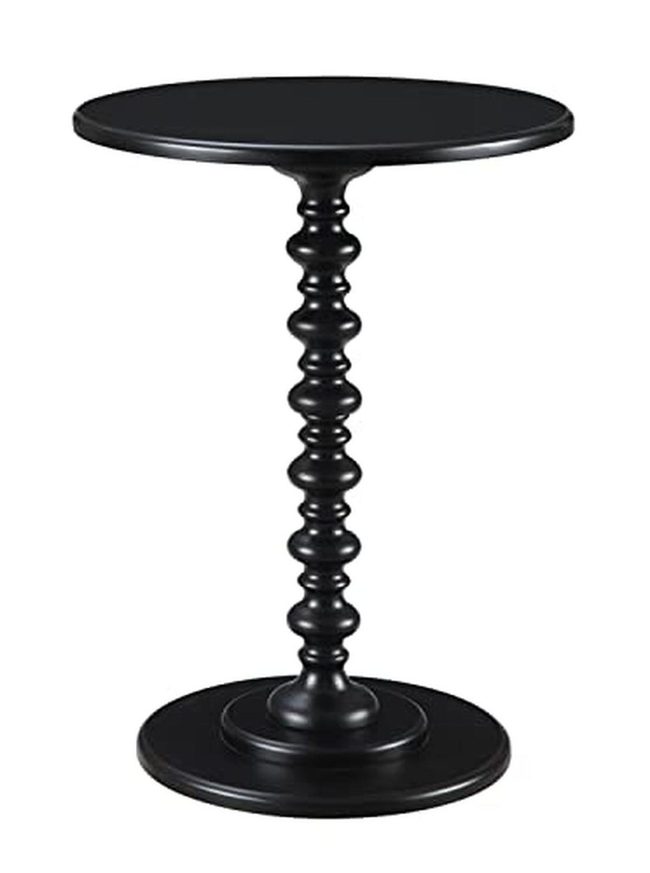 Black Spindle Side Table Sharp Modern Statement