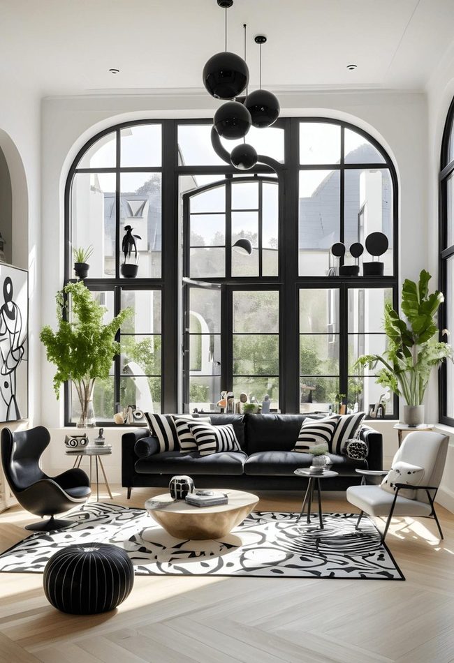 Quirky Shapes Break Monochrome Monotony