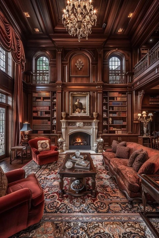 Carved Wood And Jeweled Elegance
