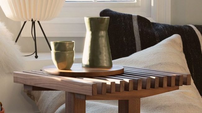 Terracotta And Wool Living Room