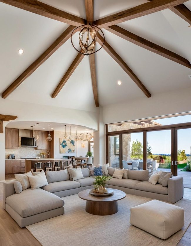 Oak Beams Transform Ceilings