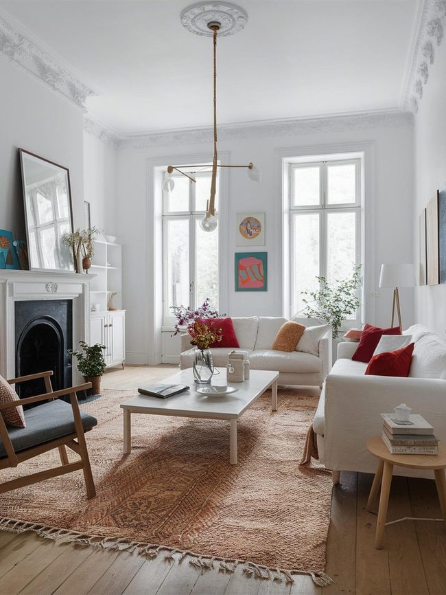 Radiant White Canvas Living
