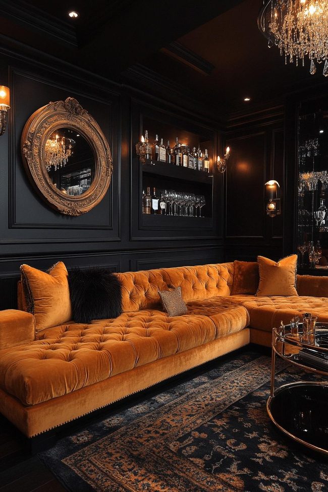 Velvet Basement Lounge Gold