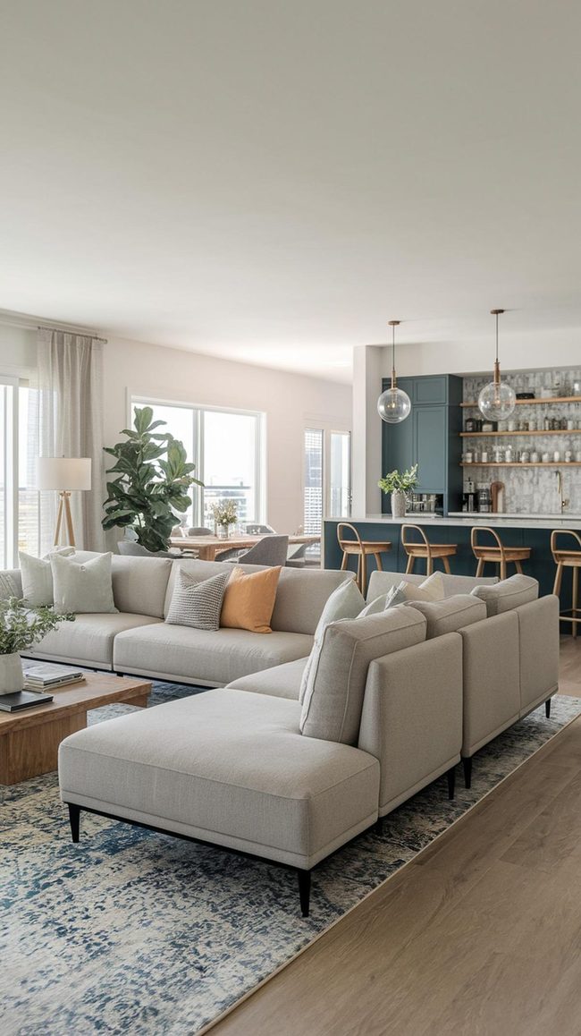 Open Concept Living Without Walls