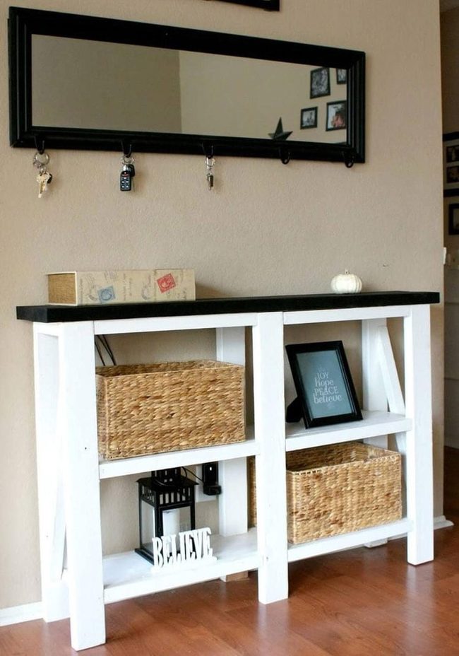 Black And White Entry Elegance