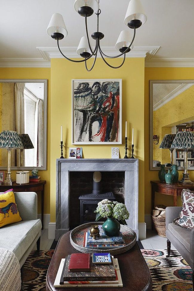 Bright Yellow Walls Spark Joy