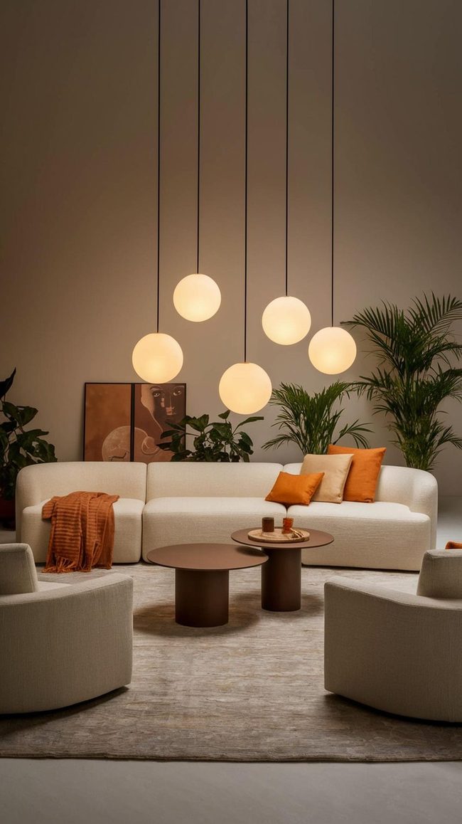 Fireplace-Anchored Living Room Seating