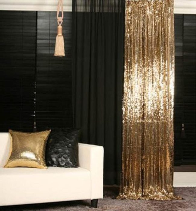 Gold Accents On White Luxury