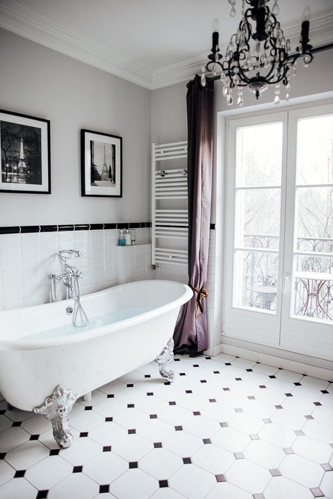Checkerboard Tiles Bold Bathroom Statement