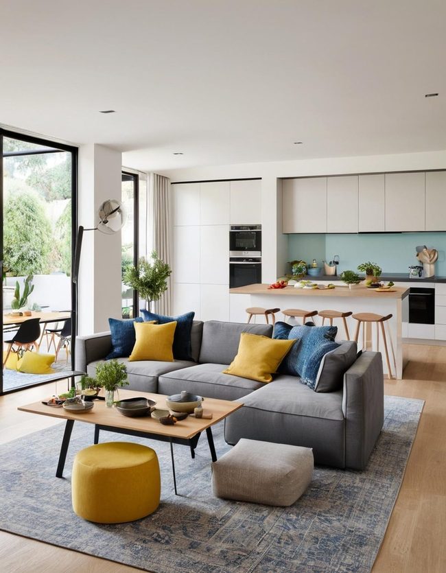 Modular Furniture Transforms Open Living