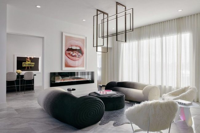 Sculptural Light Fixture Statement Piece