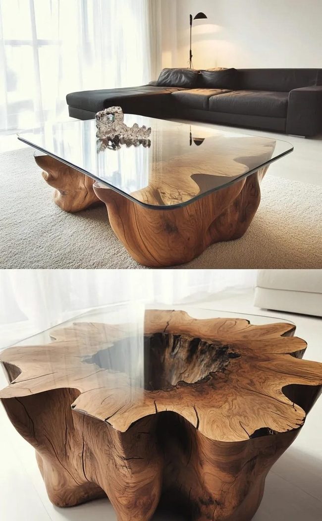Coffee Table with Hidden Space