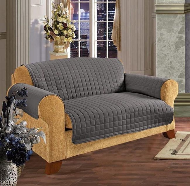 Two-Tone Sofa Covers Flip Style