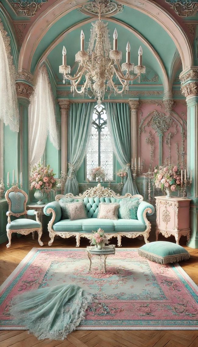 Pastel Pink And Black Gothic Mix
