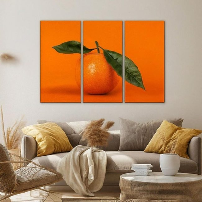 Orange Accents Energize Any Room