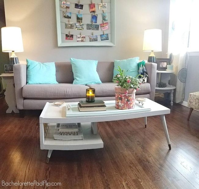 Dark Wood Floors Refresh Mid-Century Modern