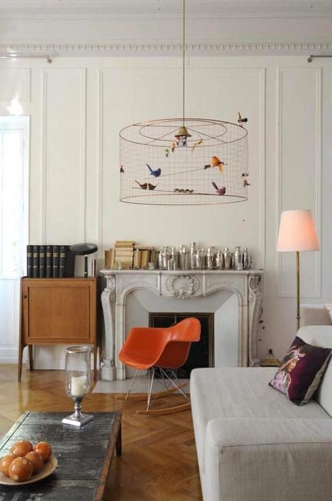Orange Chairs Frame Literary Sanctuary