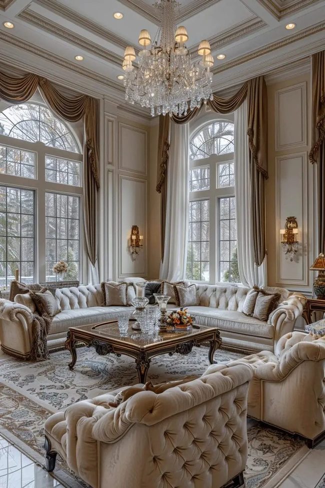 Chandelier'S Cream Symphony