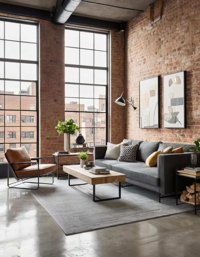 Steel and Concrete Urban Spaces