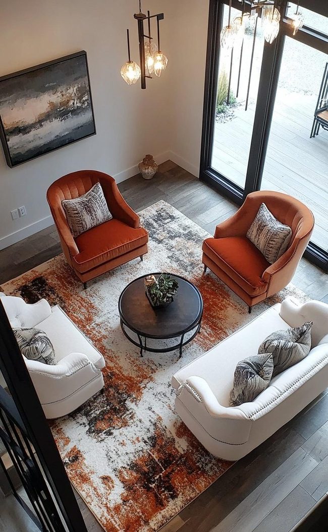 Gray Linen Accent Chairs