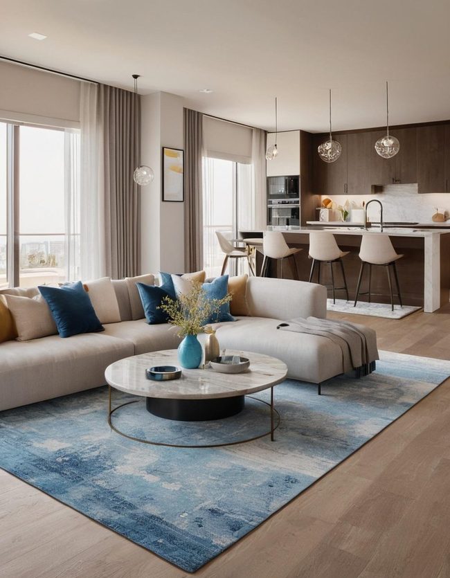 Open Concept Flow with Muted Zones
