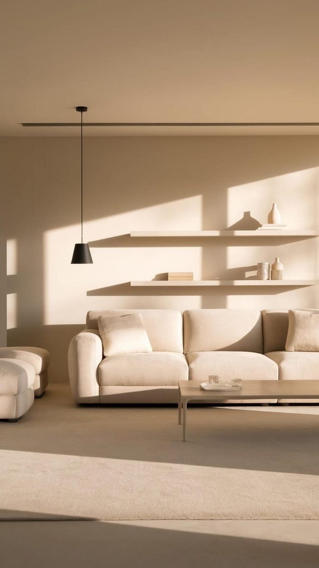 Beige Minimalism Clean Lines