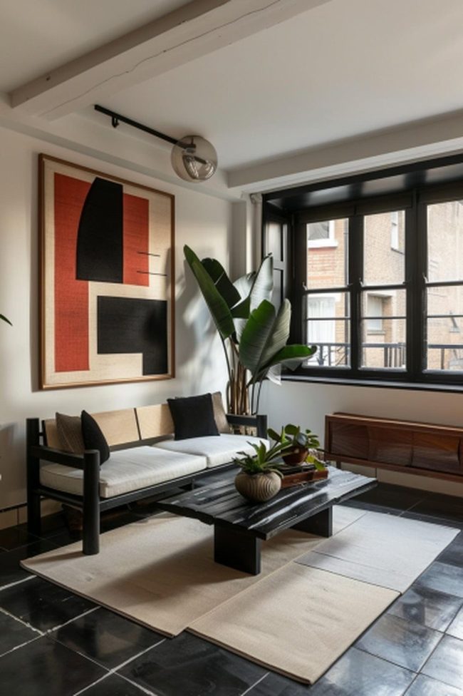 Black Frame Minimalist City Living