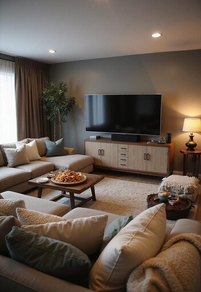 Oversized Sofa, Family Movie Nights
