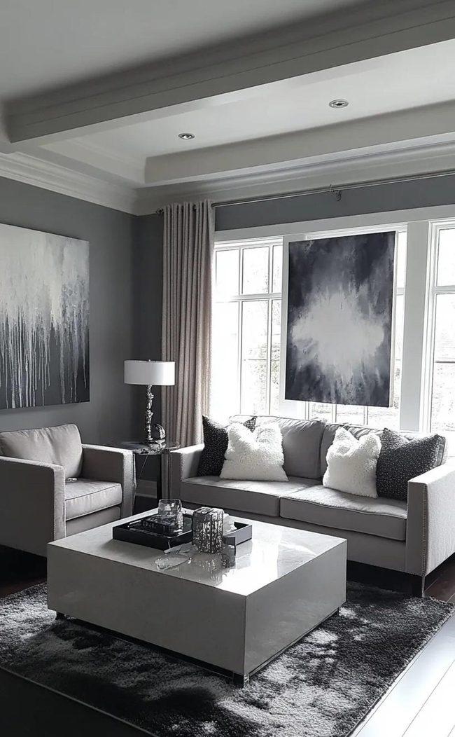Grey Walls, Warm Wood, Green Life
