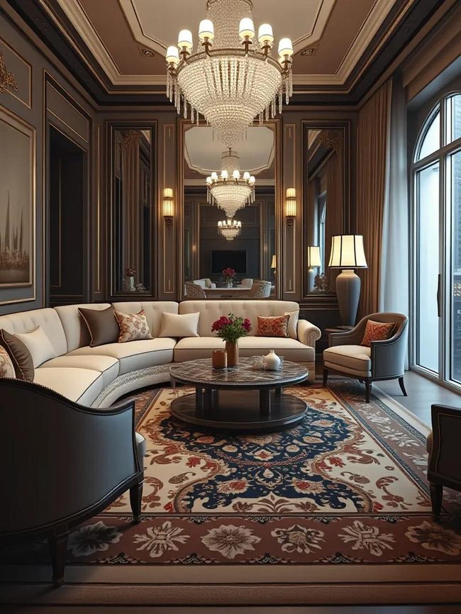Spacious Open Layout With Luxury Rugs