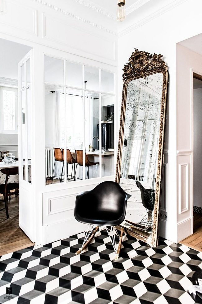 Bold Graphic Tiles Statement Floor