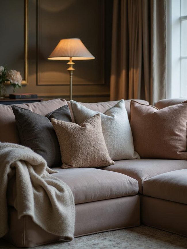 Layered Luxury Textiles For Seating